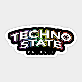 Detroit: Techno State v.9 Sticker